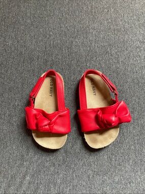 Old Navy Kids Red Bow Slingback Sandals
